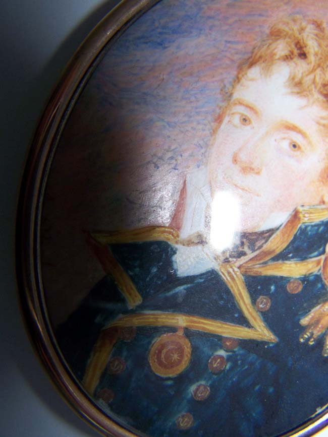 A fine Portrait Miniature of Capt. Hugh Cameron, One of Nelson's Captains, circa 1810 — image 3